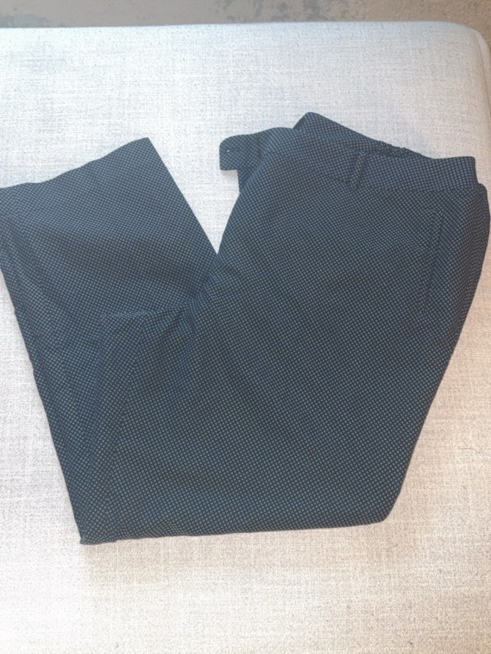 Talbots Black Microdot Dress Pants